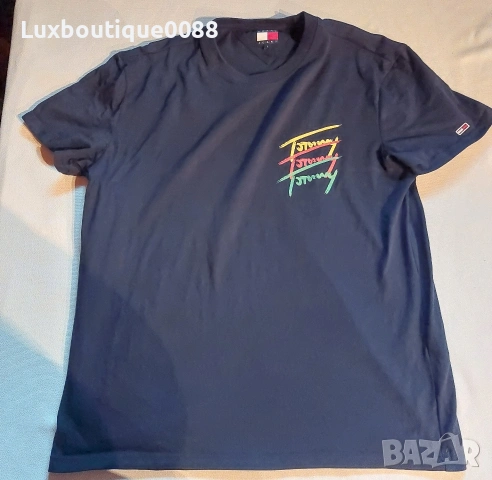 Мъжка тениска Tommy Jeans L, снимка 2 - Тениски - 53293746
