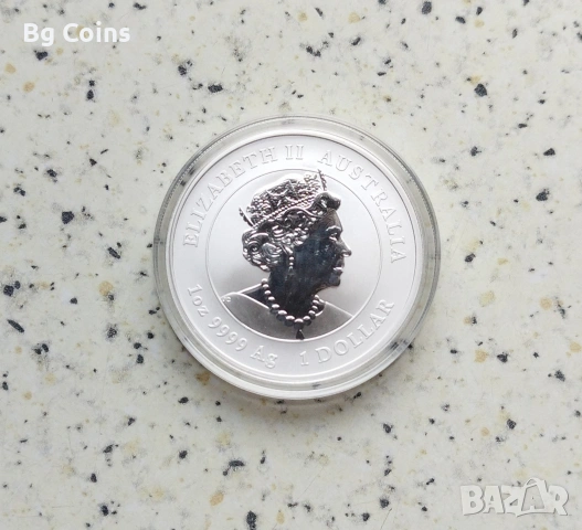 Сребро 1 OZ 2020 Мишка , снимка 2 - Нумизматика и бонистика - 53077851