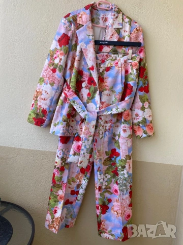 Нов пролетно-летен костюм — L размер, снимка 4 - Костюми - 54175059