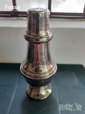 Уникална стара антикварна посребрена солница, снимка 3 - Антикварни и старинни предмети - 53296764