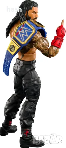 Mattel WWE Elite Collection Top Picks Екшън фигурки и комплект аксесоари, Roman Reigns 6-инчов колек, снимка 6 - Фигурки - 48586155