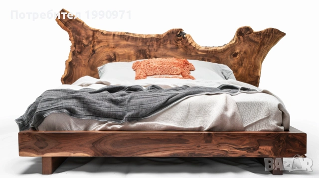 Дизайнерска спалня от мастивна дървесина по поръчка, снимка 5 - Спални и легла - 53727107