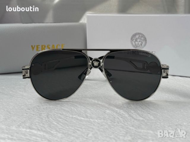 Versace мъжки слънчеви очила авиатор унисекс дамски, снимка 11 - Слънчеви и диоптрични очила - 45608187