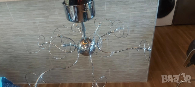 Екстенричен - екстревагантен метален иноксов полилей , снимка 2 - Полилеи - 51501964