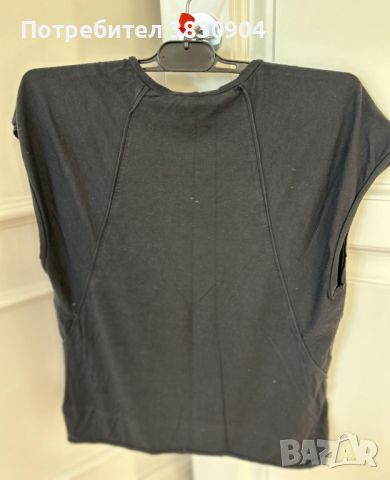 Блуза без ръкав MaxMara, черна, размер L, снимка 15 - Тениски - 45272420