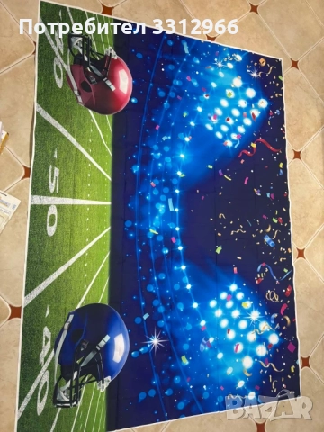 Чисто нов фон за стена 210по150см на тема Американски футбол, снимка 2 - Декорация за дома - 52162446