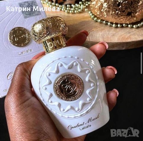 Opulent Musk 100ml. (EDP) / Lattafa - дамски арабски парфюм двойник на Baccarat Rouge 540, снимка 1 - Дамски парфюми - 45130594