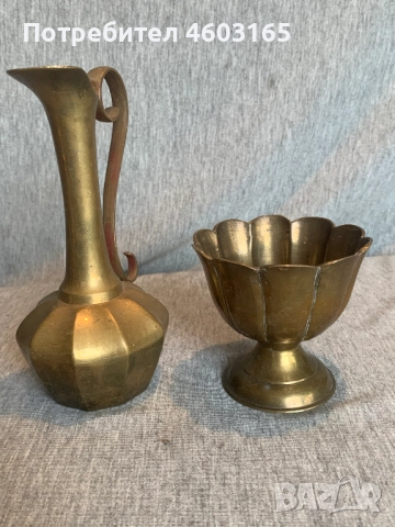 месингови съдове , снимка 3 - Антикварни и старинни предмети - 52594976