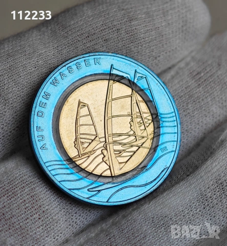 Германия Полимерна монета от 10 евро "Полярна климатична зона"