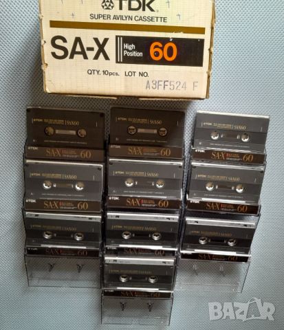 Касети TDK SA X 60 мин. , снимка 3 - Аудио касети - 44192226