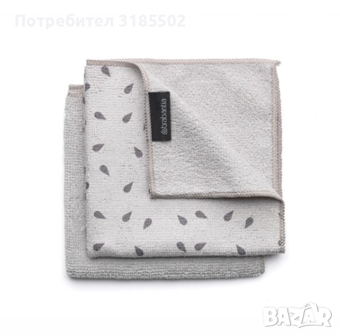Комплект 2 броя микрофибърни кърпи,  Brabantia SinkSide Light Grey/ Dark Grey, снимка 2 - Други стоки за дома - 51500680