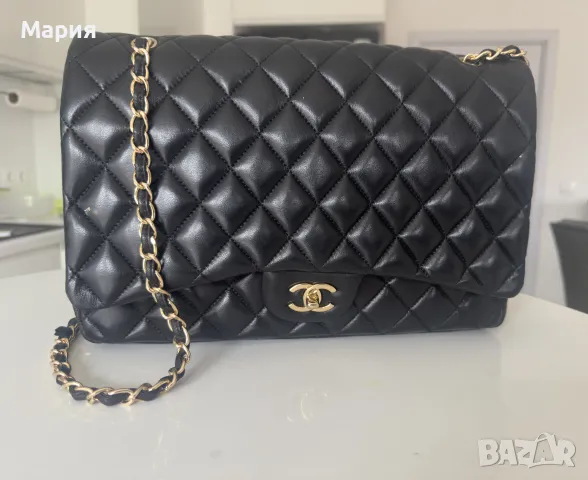 Голяма луксозна от естествена кожа “Шанел/Chanel “чанта.  , снимка 1