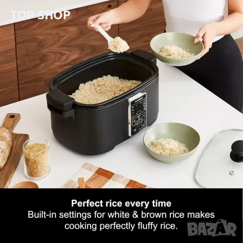 Мултифункционален мултикукър Morphy Richards 10 в 1,6,5 л,1350 W,черен, снимка 5 - Мултикукъри - 49938071