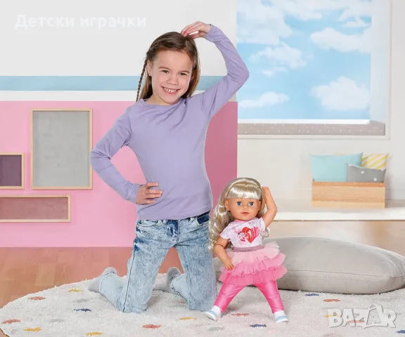 BABY Born Кукла с дълга коса и аксесоари Sister Style&Play, 43 см, снимка 6 - Кукли - 50182776