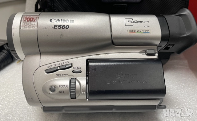 Видеокамера CANON ES60A Made in Japan, снимка 10 - Камери - 51593027