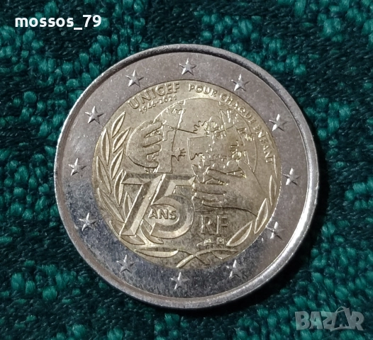 10 френски монети 2€, снимка 4 - Нумизматика и бонистика - 52806811