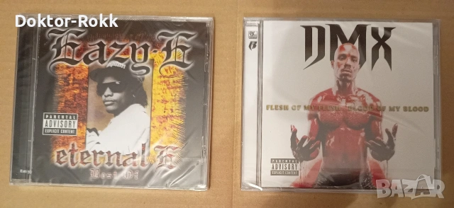 оригинални дискове с рап - Eazy E + DMX + Raekwon, снимка 2 - CD дискове - 54272938