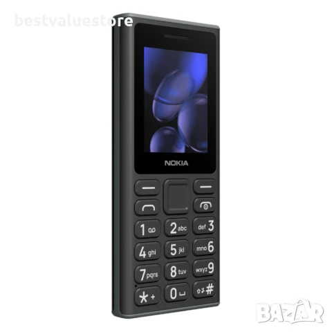 Мобилен Телефон Gsm Nokia Нокиа 105 2024 Black Черен 2.00 "