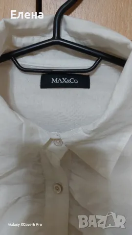 риза MAX&CO. 100% e cotton. размер S/M, снимка 8 - Ризи - 47145048