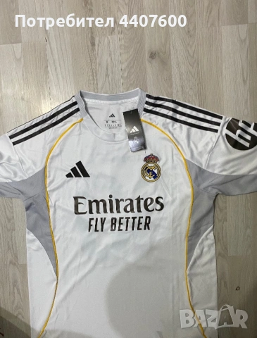 тениска на Килиан Мбапе от Реал Мадрид за сезон 2025/2026, снимка 2 - Футбол - 53866441