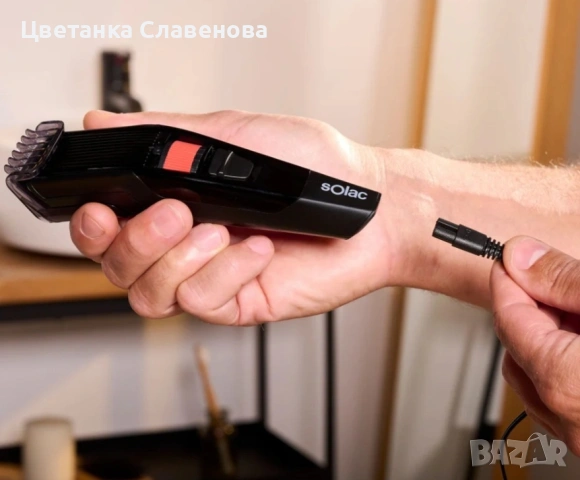 Електрическа самобръсначка Solac CP7370 Pourpose, 90 мин работа ,10 нива на подстригване, снимка 3 - Друга електроника - 54148414