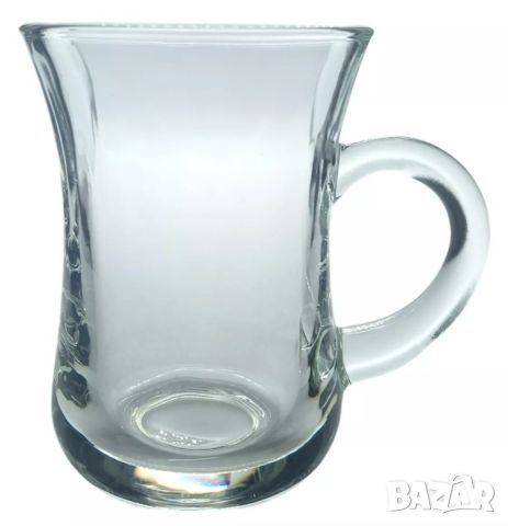 Комплект от 6 броя стъклени чаши, сервиз за кафе или чай, 150ml, снимка 2 - Сервизи - 45545644