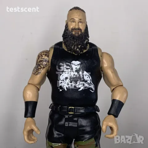 Екшън фигура WWE Braun Strowman Basic Series Collection Браун Строуман играчка AEW, снимка 6 - Фигурки - 48202601