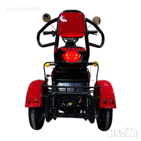 Електрическа триколка MPM 5454-1500W,48V,23Ah-Двуместна-Задно задвижване-2025г, снимка 12 - Мотоциклети и мототехника - 49670329