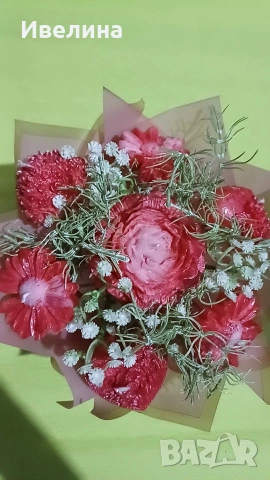 Восъчни ароматни букети, снимка 10 - Изкуствени цветя - 53328580