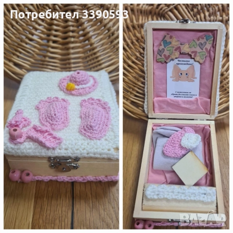 За различни поводи- кутийка за косичка, пъпче и какво ли още не....