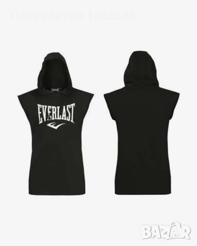 НОВ оригинален суичър / тениска без ръкави EVERLAST размер L от САЩ, снимка 8 - Спортни дрехи, екипи - 52454766