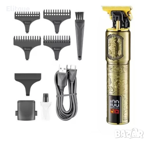 Машинка за подстригване V G R, Контур на брада и тяло, Четка и гребен за избледняване, снимка 6 - Машинки за подстригване - 52897149