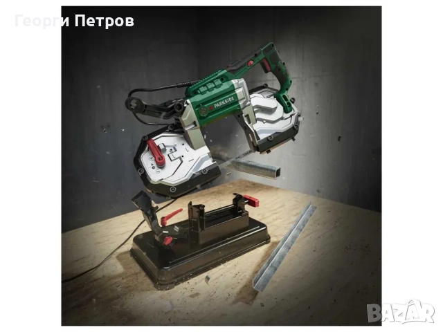 НОВ Банциг за Метал Parkside 1100W ленторезна машина , снимка 7 - Диамантени и режещи инструменти - 52770546