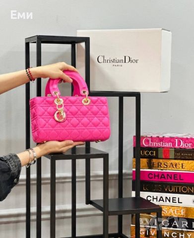  Christian Dior чанти дамски розови, снимка 4 - Чанти - 45372986