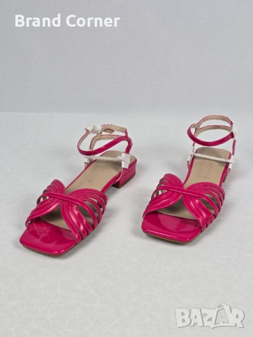 Елегантни сандали Rinascimento в цвят фуксия – Естествена кожа