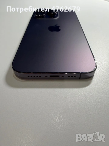 iPhone 14 Pro 256GB Deep Purple – Като нов|Пълен комплект, снимка 6 - Apple iPhone - 53804717