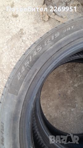 Гуми 2 бр. 245/45 R19, снимка 5 - Гуми и джанти - 45769564