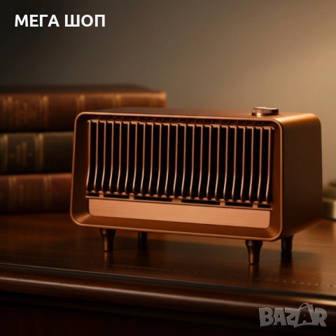 Bluetooth радио колонка AS25, 2x5W, 1800mAh – мощен звук и винтидж дизайн, снимка 2 - Други - 53918072