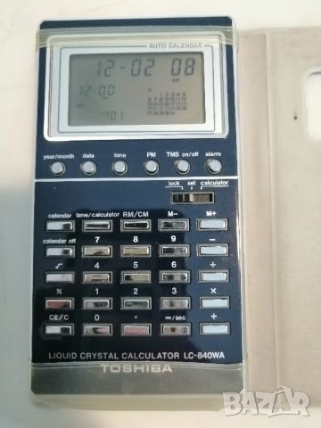 Ретро калкулатор Toshiba LC-840WA, снимка 2 - Антикварни и старинни предмети - 46474522