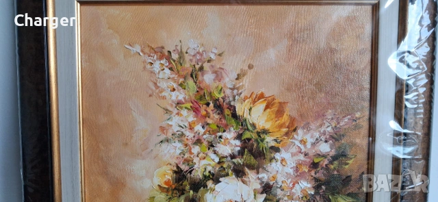 Стара картина, подписана!, снимка 4 - Картини - 53225165