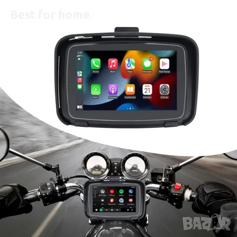 Мултимедия за мотор AW1011 с CarPlay/Android Auto водоустойчива, снимка 2 - Аксесоари и консумативи - 49904252