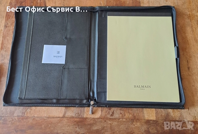 химикалка, органайзер и ключодържател кожени Balmain Paris комплект, снимка 3 - Ученически пособия, канцеларски материали - 52168298