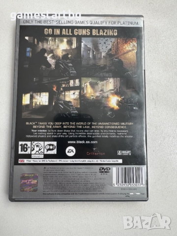 Black за PS2, снимка 2 - Игри за PlayStation - 52850330