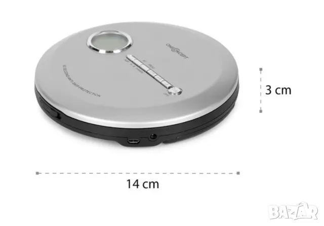 CDC 100MP3 дискмен дискплеър, снимка 5 - MP3 и MP4 плеъри - 47360430