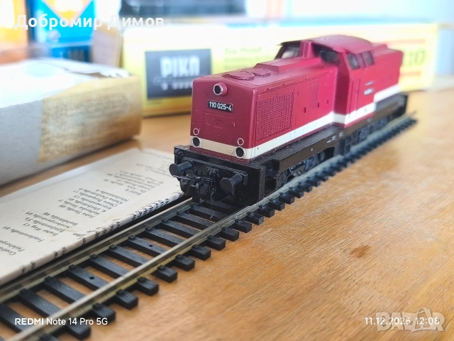 Дизелов локомотив Piko BR110, снимка 2 - Колекции - 52883894