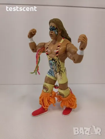 Екшън фигура WWE The Ultimate Warrior Legends Classic Superstars WWF figure играчка 2004, снимка 7 - Колекции - 48828057