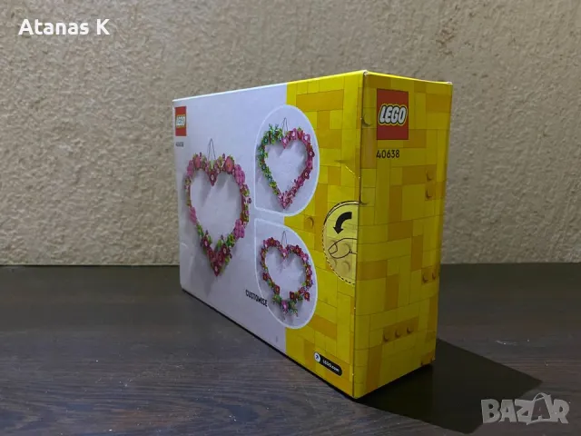 LEGO 40638 Heart Ornament - Орнамент сърце, снимка 2 - Конструктори - 47229039