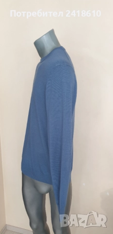 Hackett  Merino / Silk - Knit  Mens Size L  НОВО! ОРИГИНАЛ! Mъжки Пуловер, снимка 8 - Пуловери - 52151257