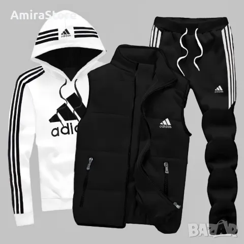 Мъжки спортни екипи ADIDAS три части, снимка 2 - Спортни дрехи, екипи - 47708535