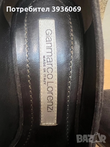 Луксозни италиански обувки Gianmarco Lorenzi,обути само на конкурс, снимка 2 - Дамски обувки на ток - 52628955